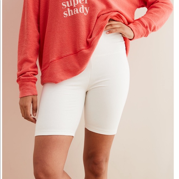aerie chill high waisted bike short